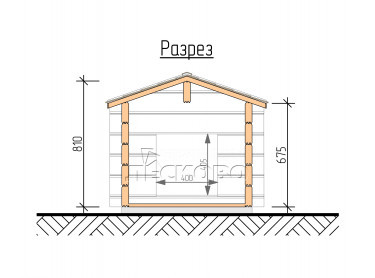 Hundehütte "KDW" serie 0.8х1